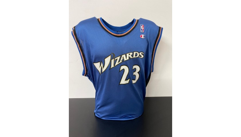 Canotta ufficiale Jordan Washington Wizards, 2001/03 - Autografata -  CharityStars