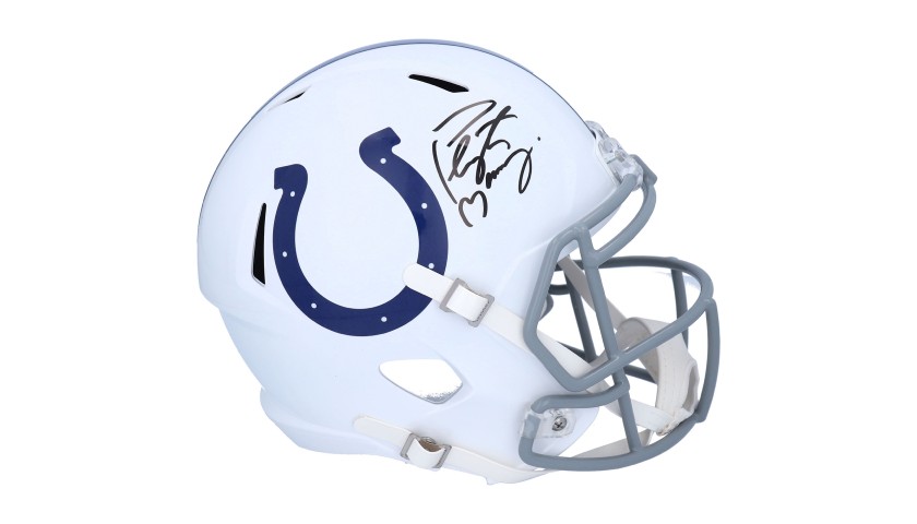 peyton manning signed football