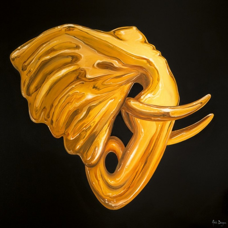 Lithograph « Eléphantasme » by Anis Dargaa