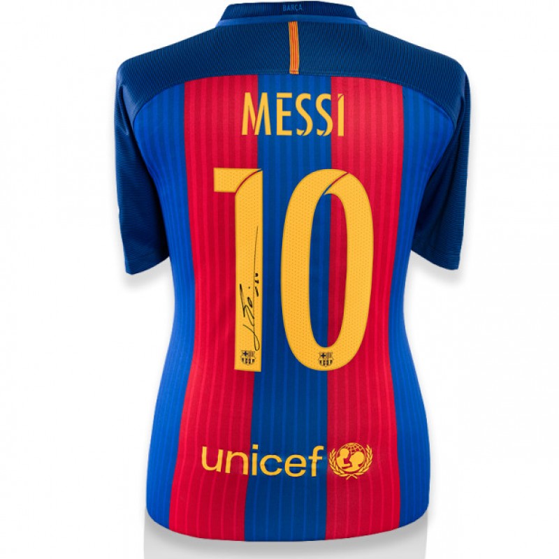 Signed Messi Barcelona Jersey 2016/2017