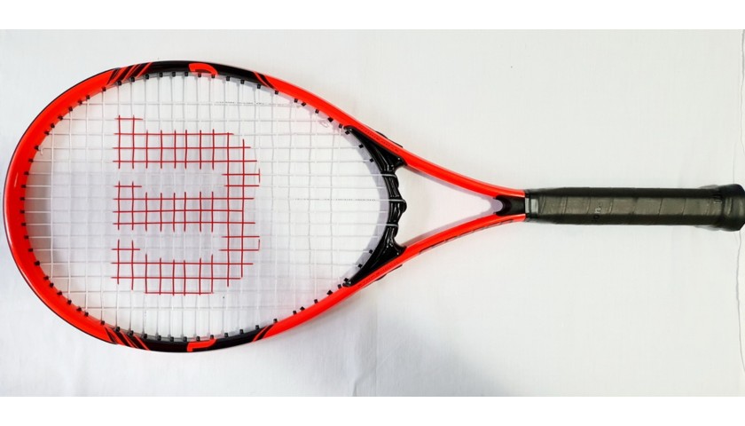 roger federer signed racket
