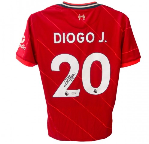 Diogo Jota's Liverpool Signed Shirt - CharityStars