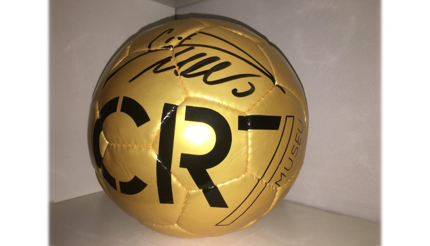 soccer ball signed by ronaldo
