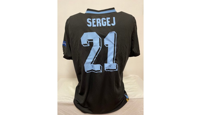 Milinkovic-Savic's Match Shirt, Marseille-Lazio 2018 - CharityStars