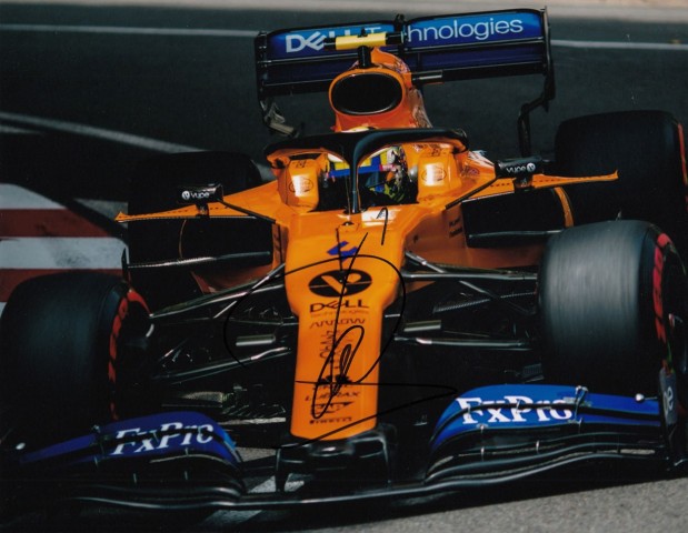 Photo Signée Lando Norris – Pilote McLaren F1 – Authentique