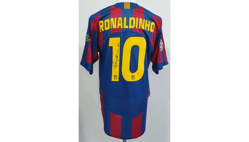 barcelona ronaldinho shirt