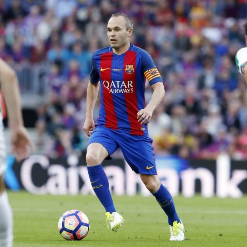 Iniesta's Match Shirt, Barcelona-Eibar - #Wembley25