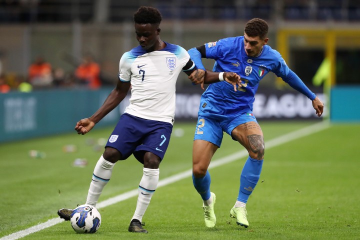 Fanion Officiel GAGLIARDETTO – Finale Italie-Angleterre (drapeau Match)
