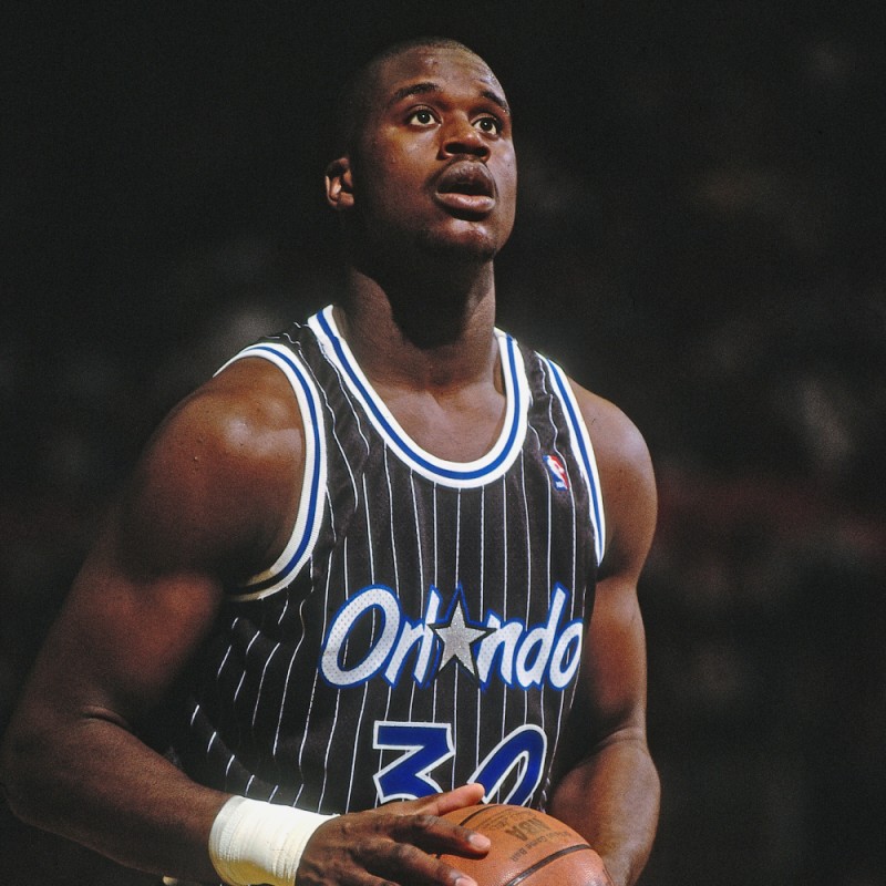 Shaquille O'Neal's Official 1996 Orlando Magic Signed Jersey