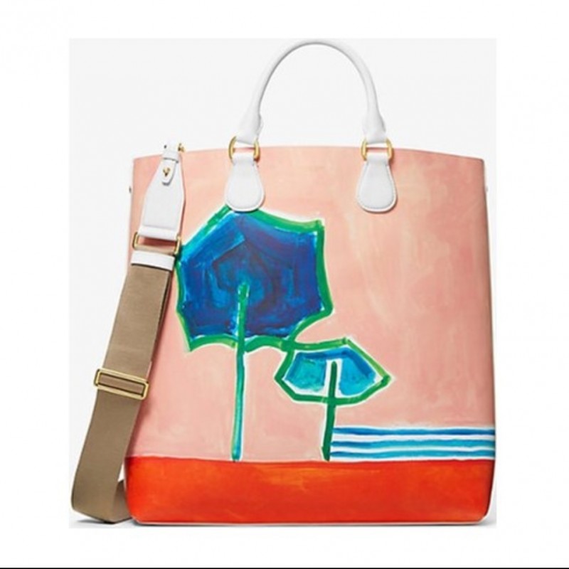 Michael Kors Salmon Pink Leather Tote
