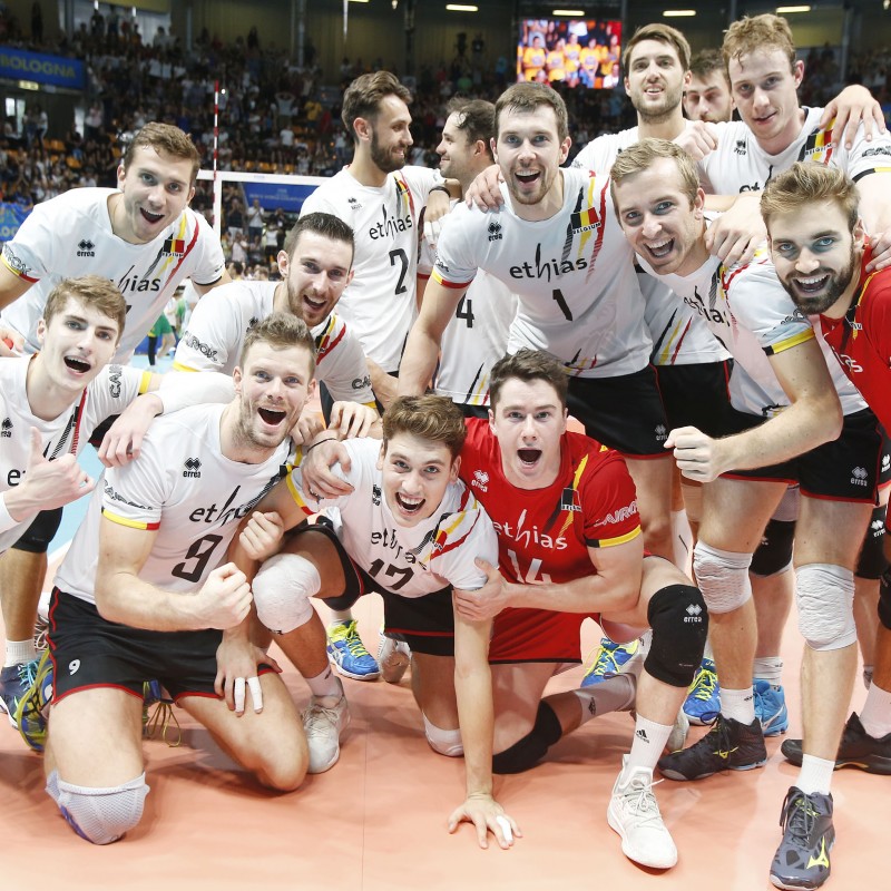 Official FIVB Volleyball Signed by the Belgian National Volleyball Team