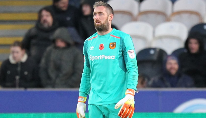 Match-Worn Poppy Shirt Signed by Hull 