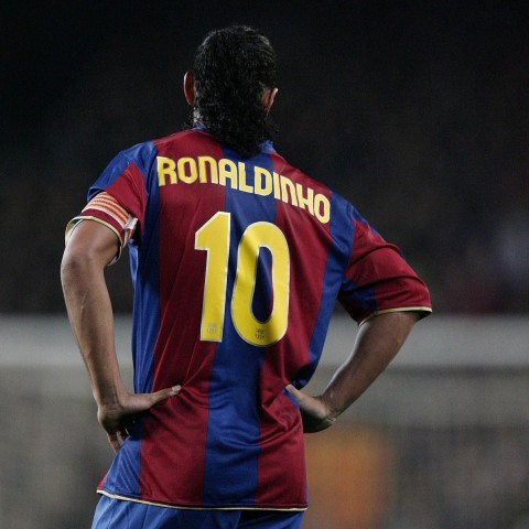 Maglia Bambino Ronaldinho Barcellona #10 - Edizione Limitata Stile Retrò (4-13 Anni) - Foto 9