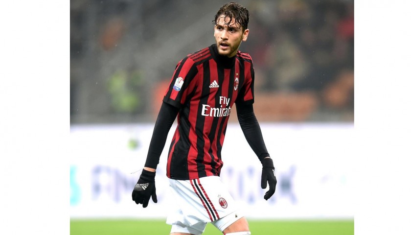 Maglia Locatelli preparata Milan-Bologna 2017 - Autografata - CharityStars