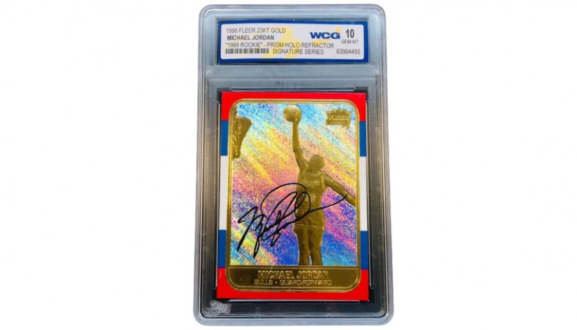 michael jordan topps gold card