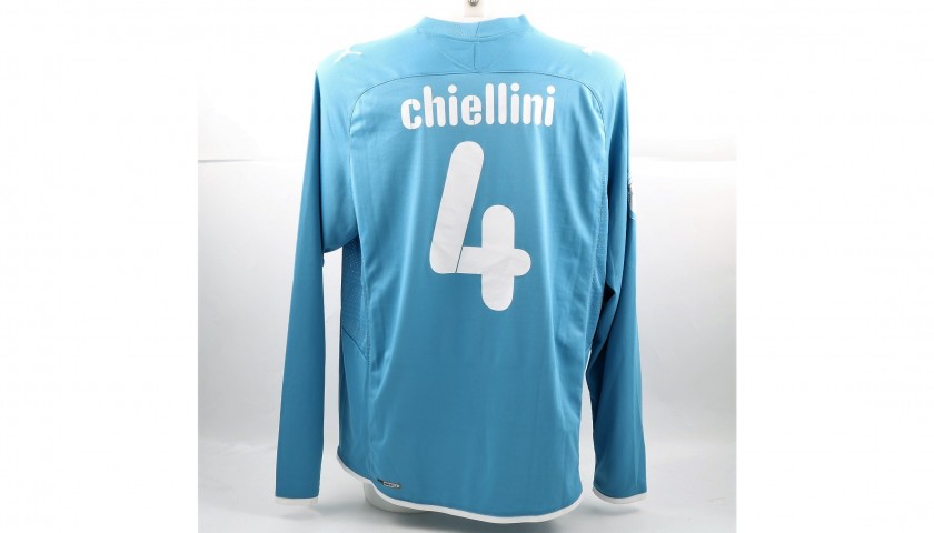 Chiellini's Match-Issued Italy Shirt, 2009 Confederations ...