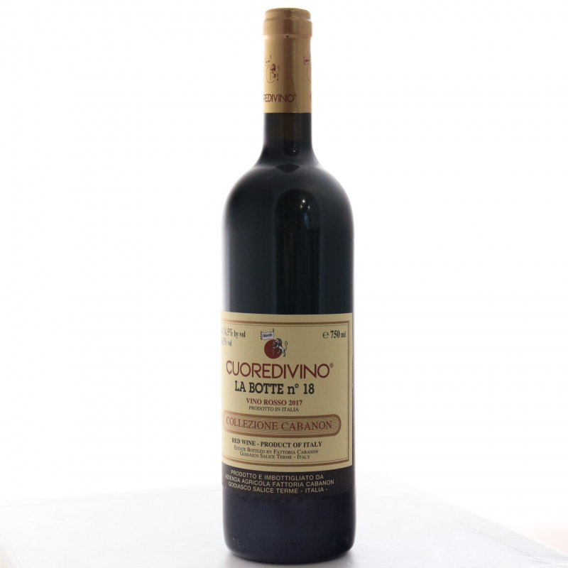2 Bottiglie Cuoredivino La Botte n.18 Cabanon 2017