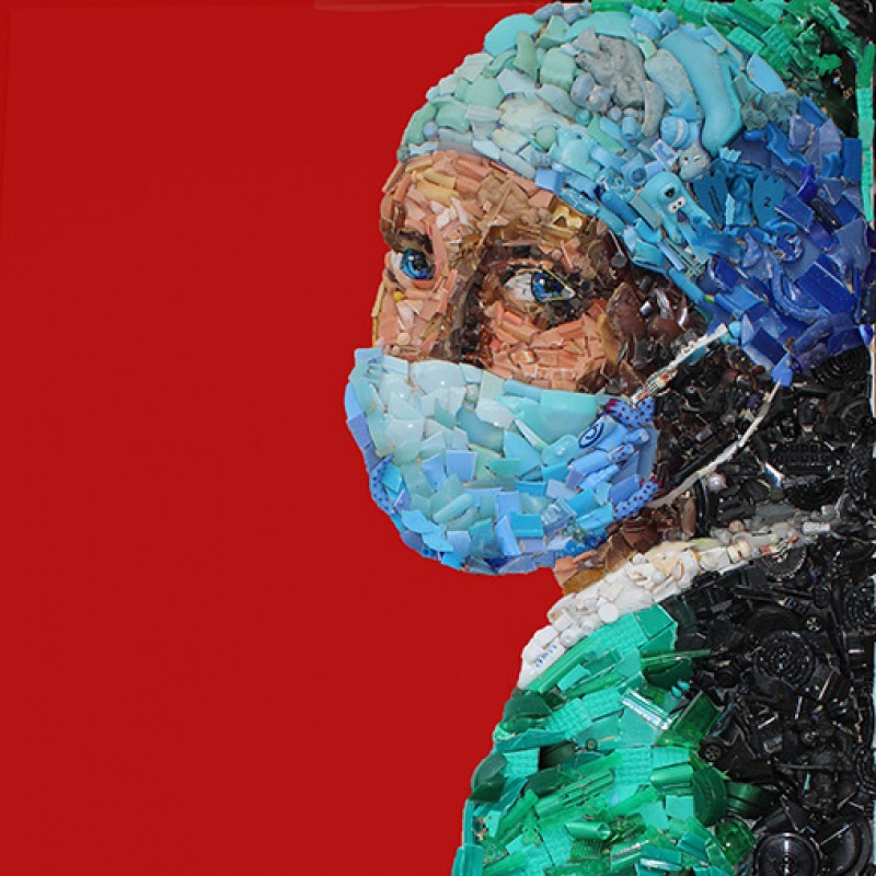 "Nurse with a Pearl Earring" by Lady Be