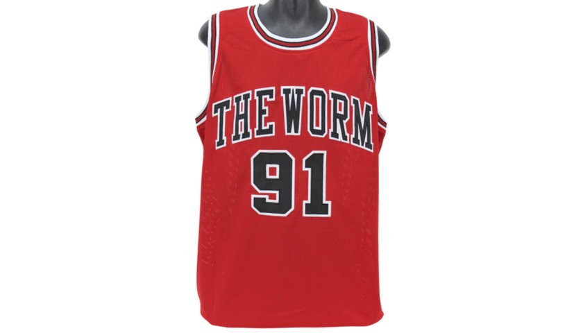 dennis rodman framed jersey