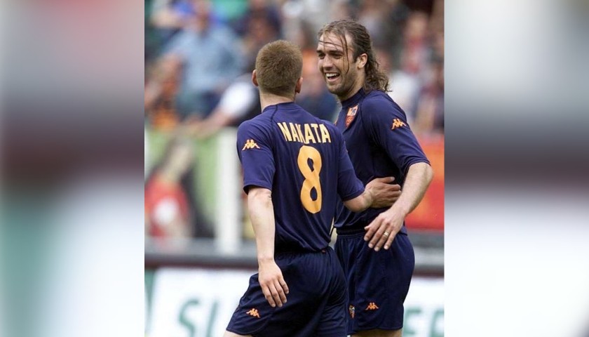 Maglia Ufficiale Batistuta Roma, 2000/01 - Autografata - CharityStars