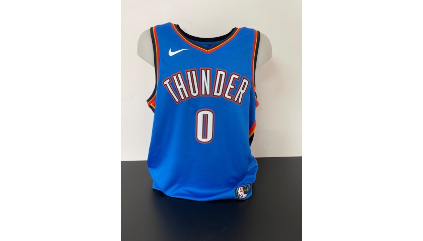 signed russell westbrook jersey