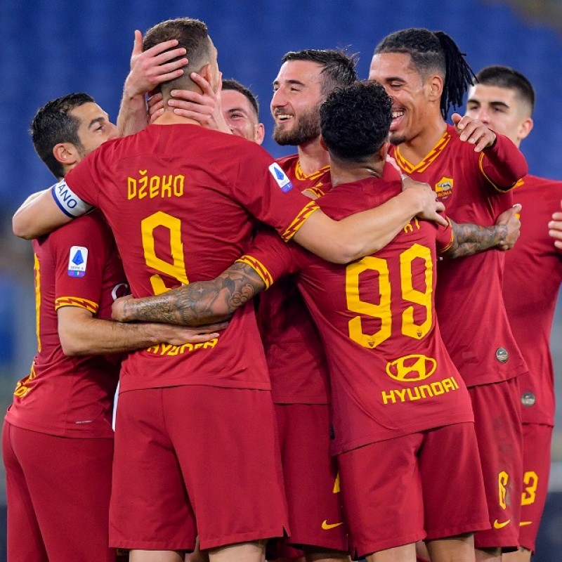 AS Roma Shirt, 2019/20 - Signed by the Squad