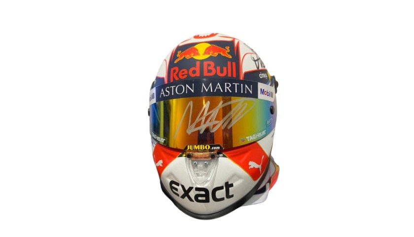 Max Verstappen Signed Mini Helmet - CharityStars