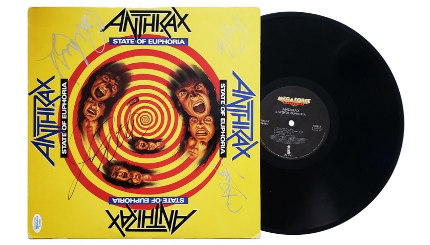 Anthrax Signed Record Album CharityStars