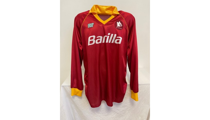 1990-91 Roma Home Maglia XXL