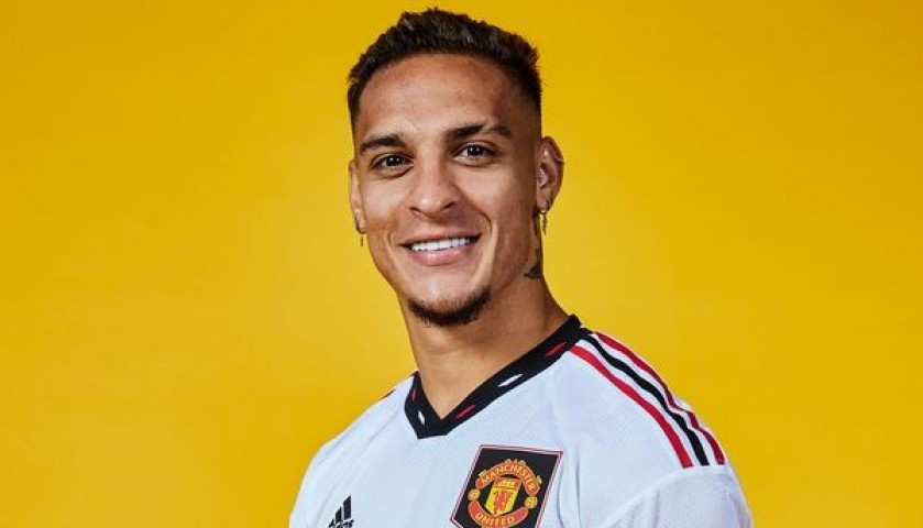 Maglia "away" Antony Manchester United, 2022/23 - Autografata ...