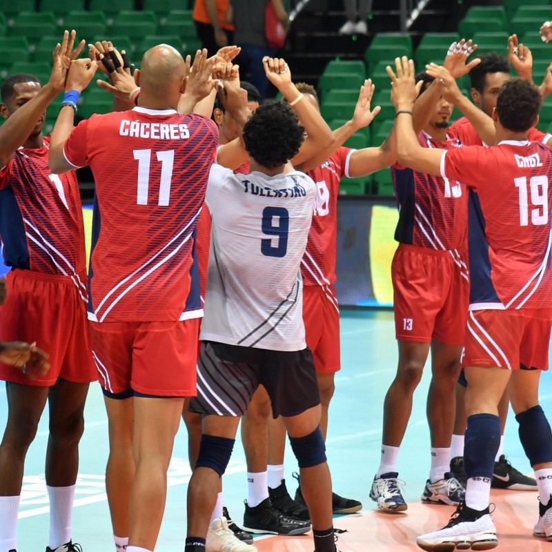 Official FIVB Volleyball Signed by the Dominican Republic National Volleyball Team