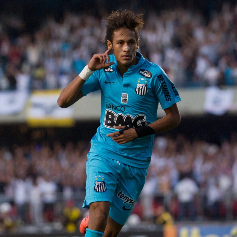 Neymar's Santos Signed Match Shirt, Paulista 2012