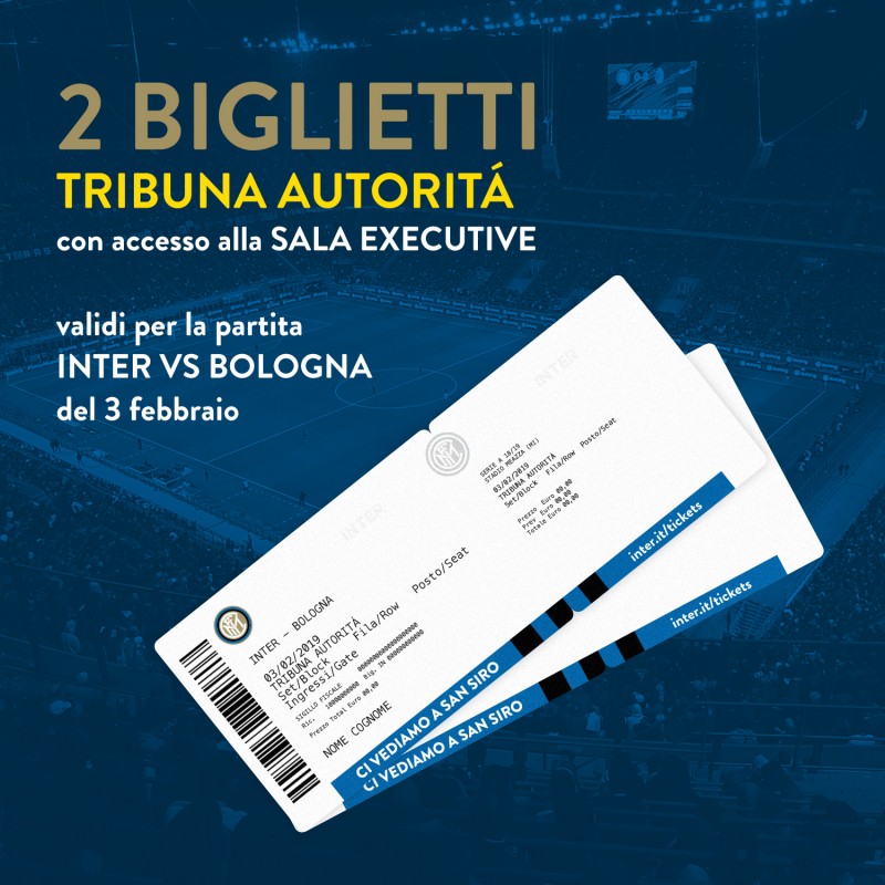 Enjoy the Inter-Bologna Match from Executive Club Seats