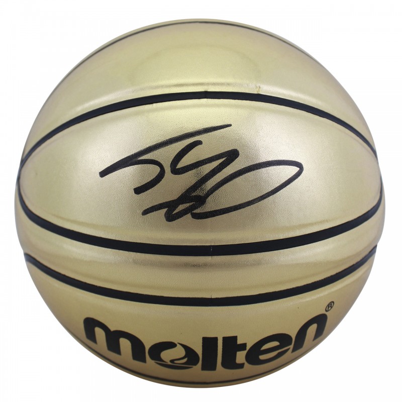 Shaquille O’Neal Signed Molten Gold Basketball