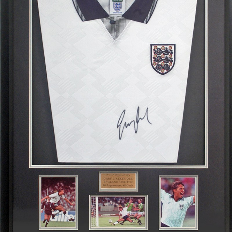Lineker's England Signed Shirt