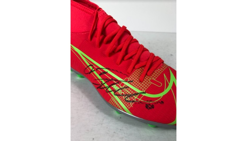 signed cristiano ronaldo boot