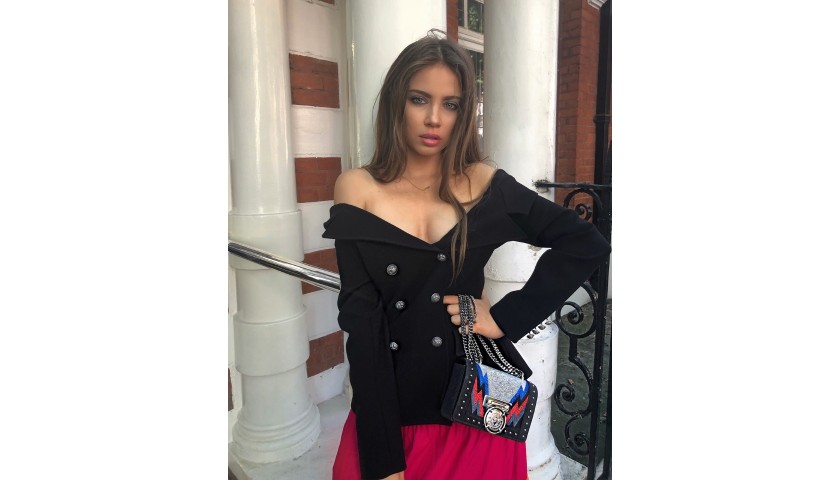 off the shoulder jacket dress