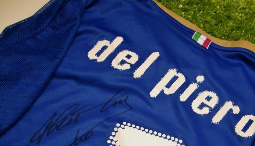 maglia autografata del piero
