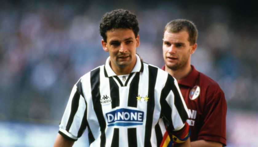 Maillot De Foot Vintage – D. Baggio – Juventus 1993 – Taille M – Neuf Sans Boîte