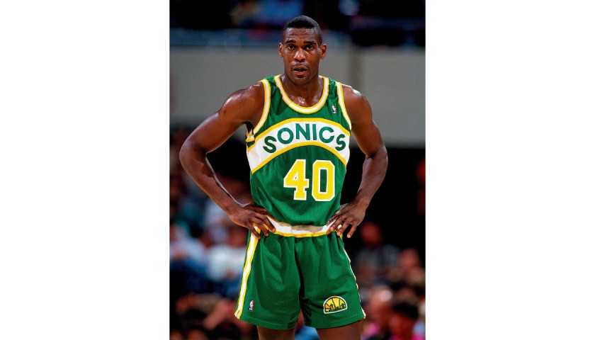 Shawn Kemp Signed Reebok Kamikaze Shoe 