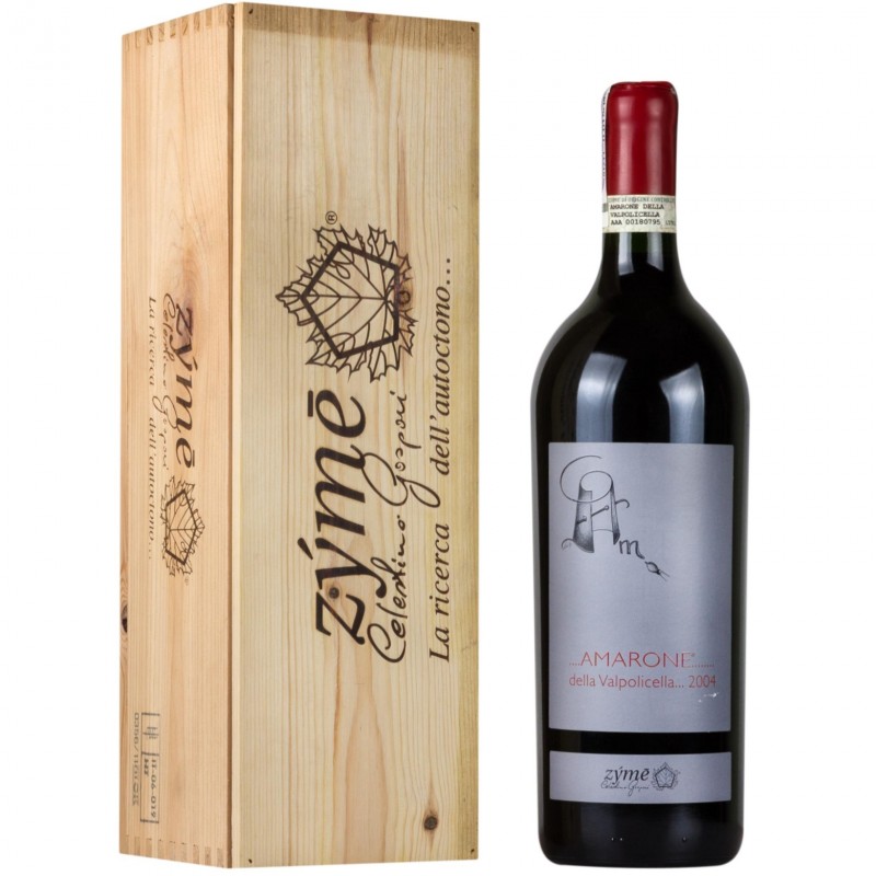Magnum of Amarone in Wooden Box, Zýmē