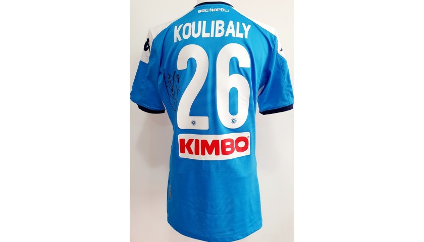 Koulibaly S Napoli Match Signed Shirt Coppa Italia 2020 Charitystars