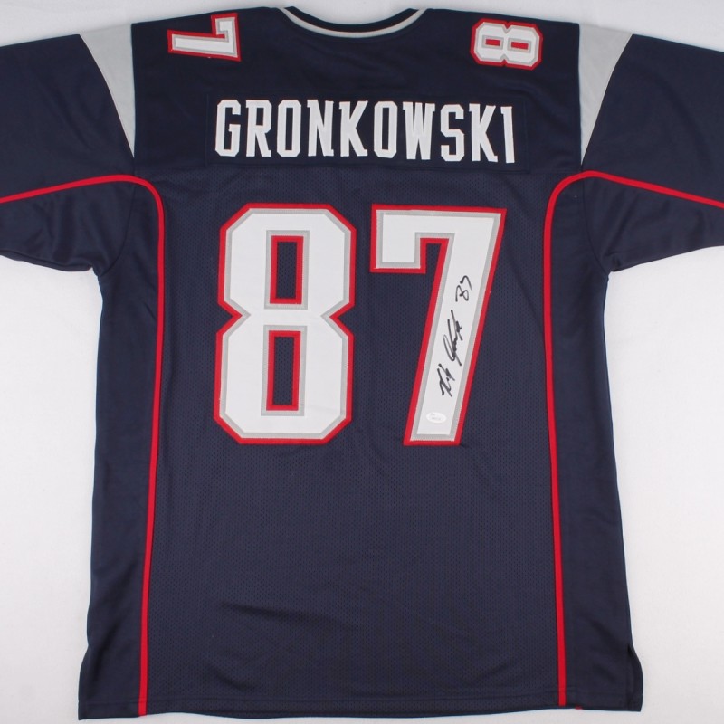 gronkowski signed football