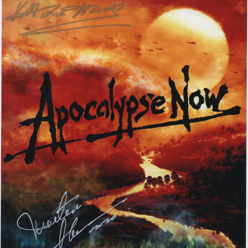 Photograph from Apocalypse Now Signed by Martin Sheen and Vittorio Storaro