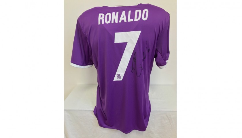 real madrid signed jersey