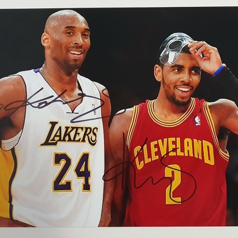 Photograph Signed by Kobe Bryant and Kyrie Irving