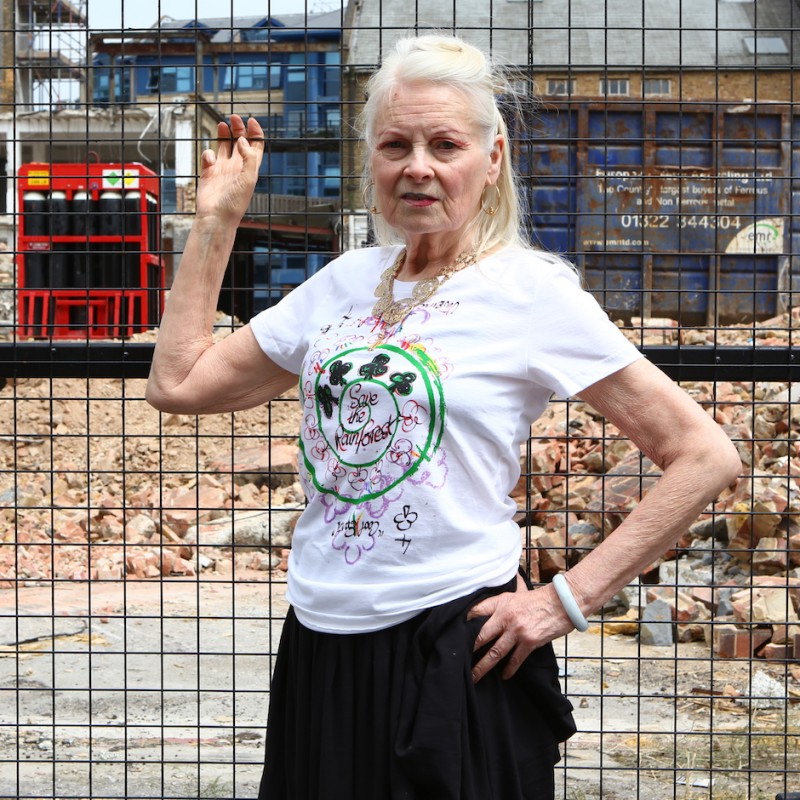 Vivienne Westwood's "Save the Rainforest" T-Shirt
