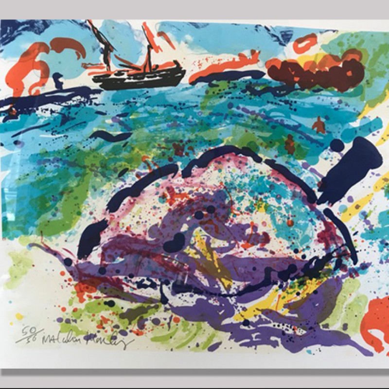 Malcolm Morley Signed Lithograph
