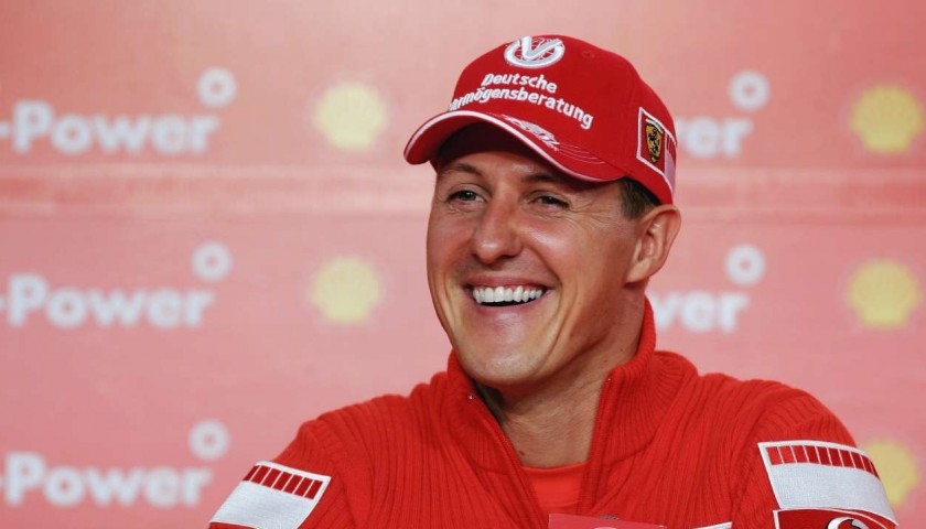 Cappellino Ferrari di Michael Schumacher - Autografato - CharityStars