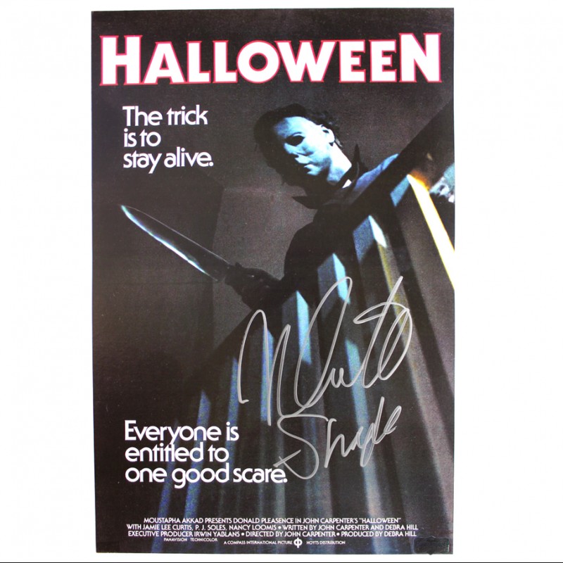 Nick Castle “Michael Myers” Signed Halloween Poster